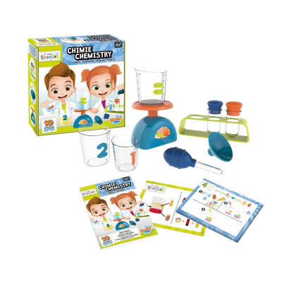Chemická laboratoř pro nejmenší s krabicí