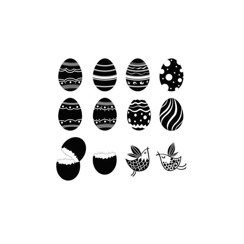 Velikonoční dekorace (šablona ZDARMA pro 3D pero) | Hračky KINT