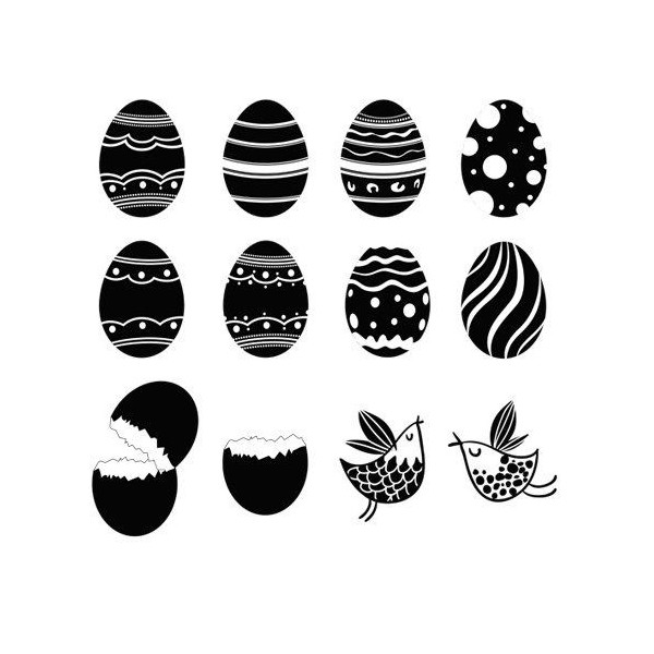 Velikonoční dekorace (šablona ZDARMA pro 3D pero) | Hračky KINT