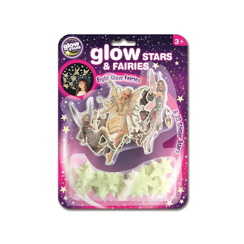 Světélkující víly a hvězdy, dekorace do pokoje! | Hračky KINT