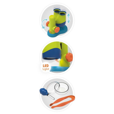 MiniScience Mikroskop pro nejmenší, detail